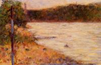 Seurat, Georges - Bathing at Asnieres, Banks of a River
